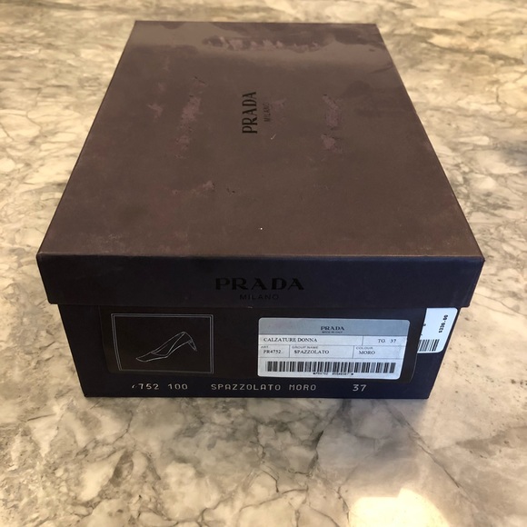 Prada Espresso Brown Heels - Picture 10 of 12